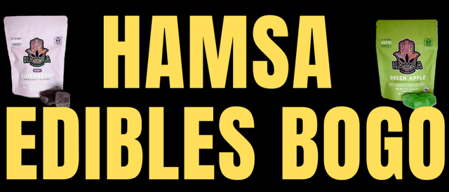 Cannabis Promo, Cannabis Sales, Cannabis Discounts, Cannabis on Sale, Hamsa BOGO