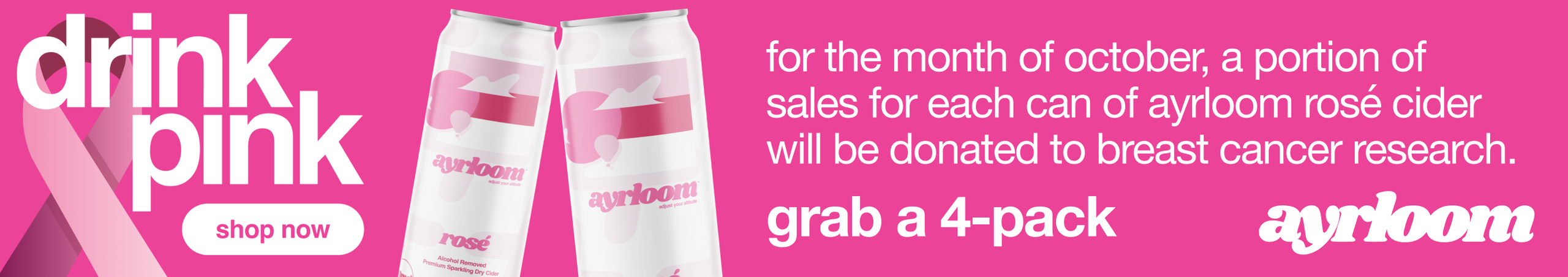 Cannabis Promo, Cannabis Sales, Cannabis Discounts, Cannabis on Sale, Rose Breast Cancer Proceeds Banner