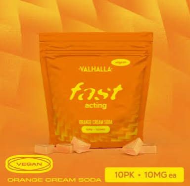Edibles | Fast Acting Soft Lozenges | Blood Orange | Valhalla Confections Edibles | Fast Acting Soft Lozenges | Blood Orange | Valhalla Confections