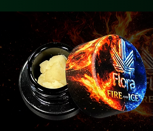 Fire and Ice | Hash Rosin | Black Cherry Buff Flora Fire and Ice | Hash Rosin | Black Cherry Buff Flora