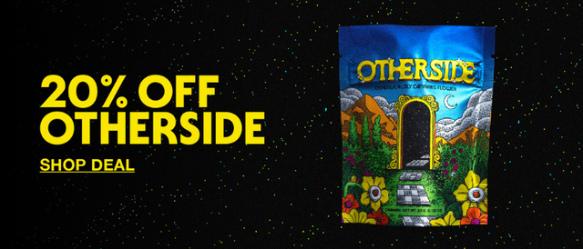 Cannabis Promo, Cannabis Sales, Cannabis Discounts, Cannabis on Sale, 20% Off Otherside Products