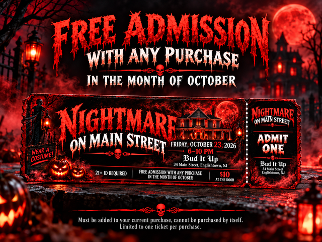 Nightmare On Main Street Bud It Up Nightmare On Main Street Bud It Up