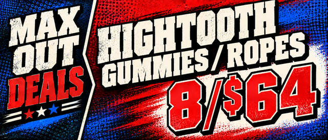 Cannabis Promo, Cannabis Sales, Cannabis Discounts, Cannabis on Sale, HIGHTOOTH GUMMIES/ROPES — 8 for $64