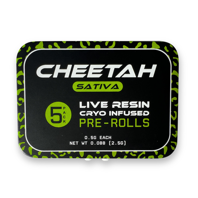 Cosmic Crescendo Infused Prerolls - 5 Pack Cheetah