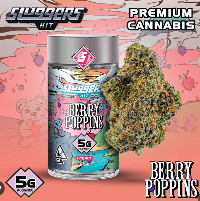 Sluggers - Berry Poppins - Flower - 5g Sluggers