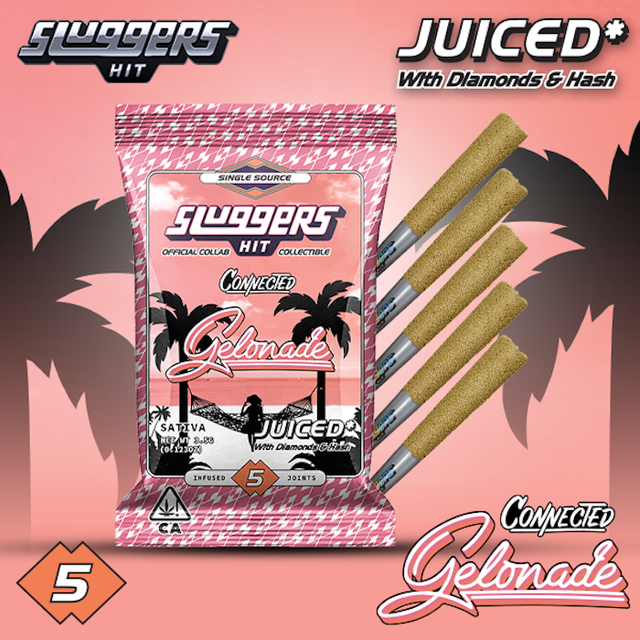 Sluggers - Gelonade -  Infused Preroll - 0.7g 5pk Sluggers