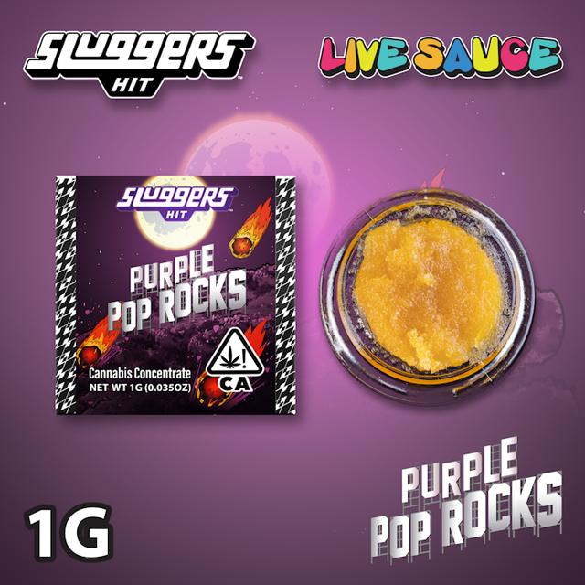 Sluggers - Purple Pop Rocks Sauce - Concentrate - 1g Sluggers