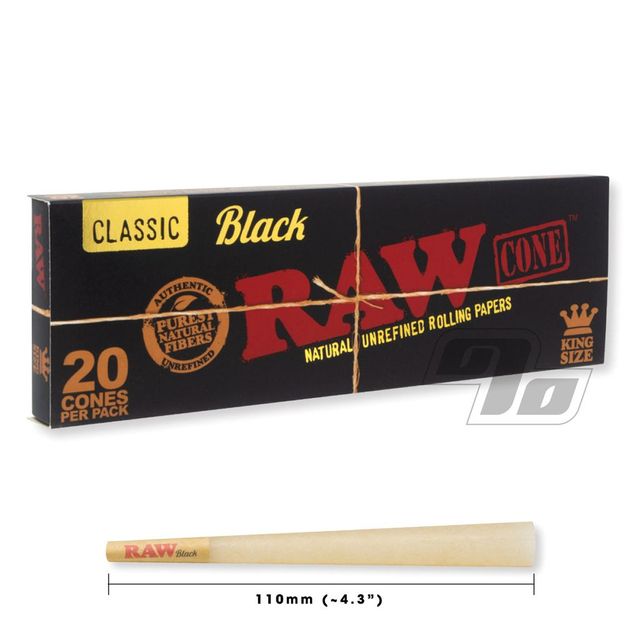 Black King Size Raw