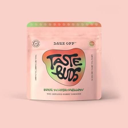 Sour Watermellow 100mg 10pk Daze Off Sour Watermellow 100mg 10pk Daze Off