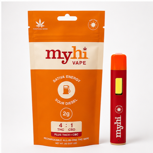 Sour Diesel 4:1 THC:CBD + THCv & CBC - Sativa Energy MyHi
