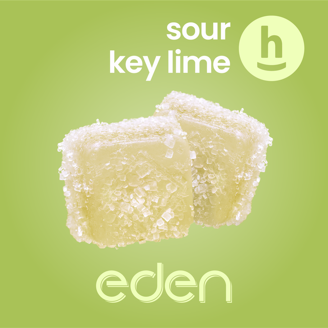 Sour Key Lime Live Rosin Chews, as Eden's menu shows it