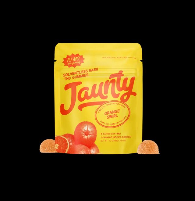 Orange Swirl Jaunty