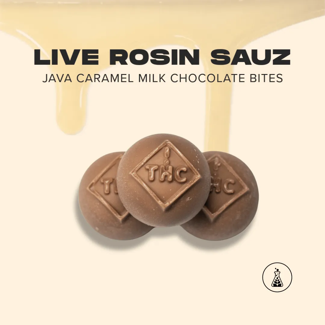 Live Rosin Sauz Java Caramel Milk Sanctuary Cannabis