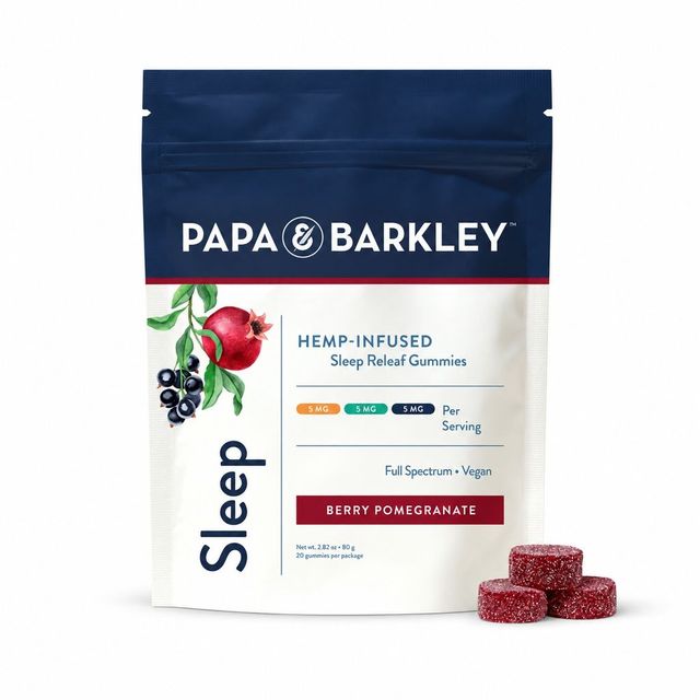 1:1:1 CBN:THC:CBD - Berry Pomegranate Sleep Releaf Papa & Barkley