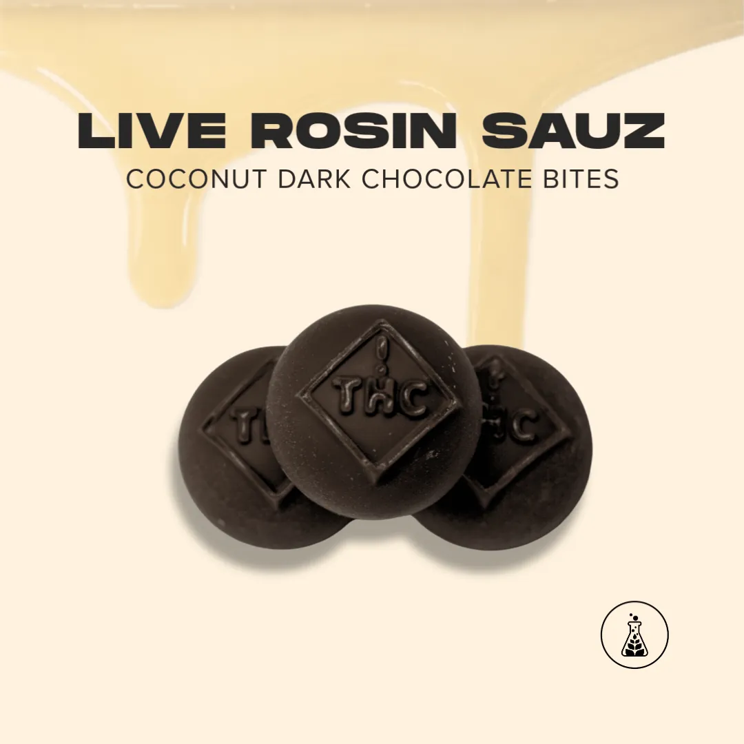 Live Rosin Sauz Coconut Dark Sanctuary Cannabis
