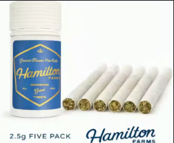 Hamilton Farms Donnie Burger Pre-Rolls 0.5g | 5 pack