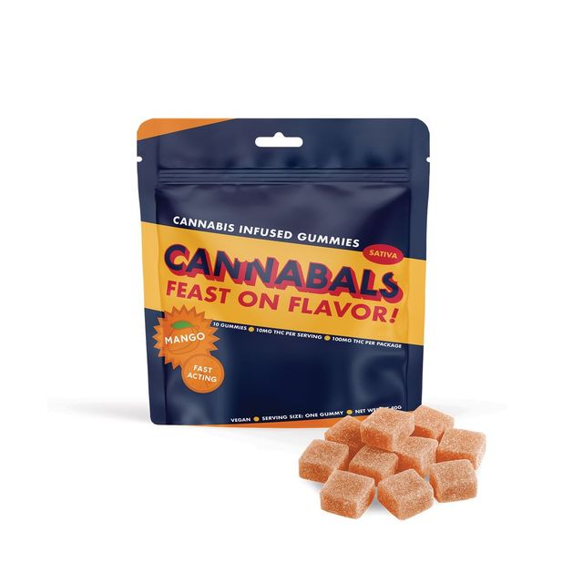 Mango 100mg Gummies Cannabals