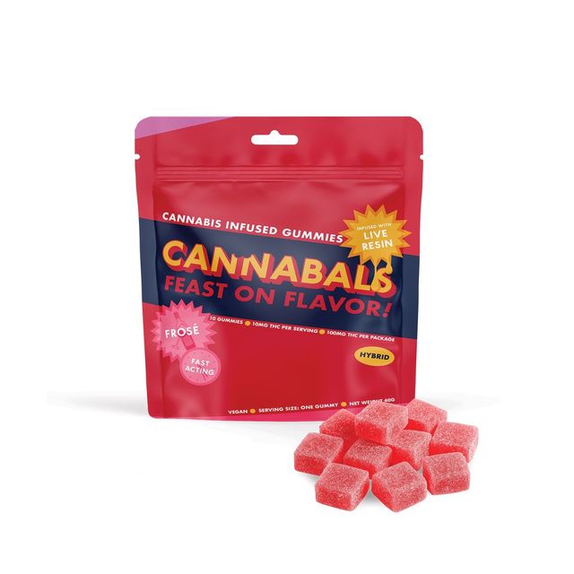 Frose 100mg Live Resin Gummies Cannabals
