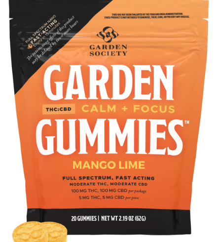 Mango Lime 1:1 THC:CBD Garden Gummies