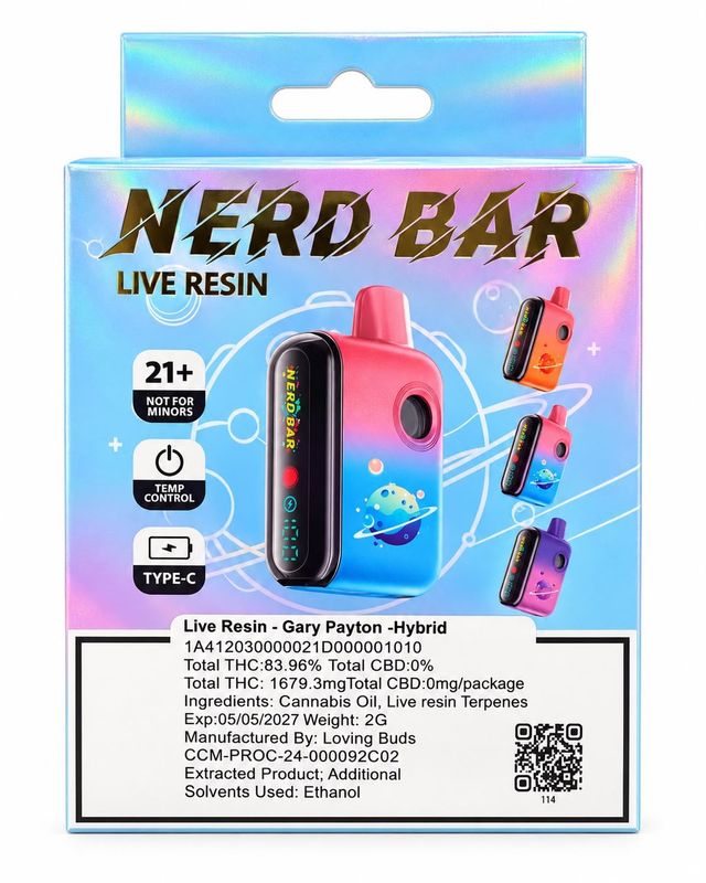 Live Resin Gary Payton Nerd Bar