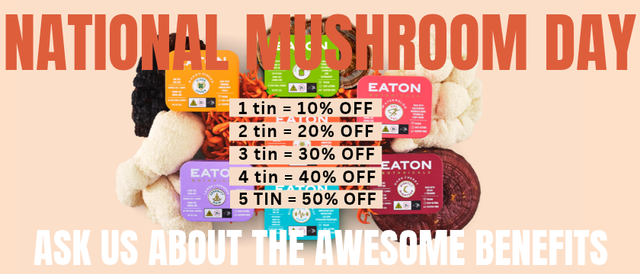 Cannabis Promo, Cannabis Sales, Cannabis Discounts, Cannabis on Sale, Eaton Mushrooms Sale