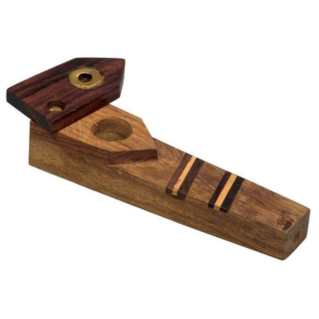 Wood Pipe Small Multi-Color Basic