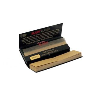 King Size Slim Black Connoisseur Tips + Raw