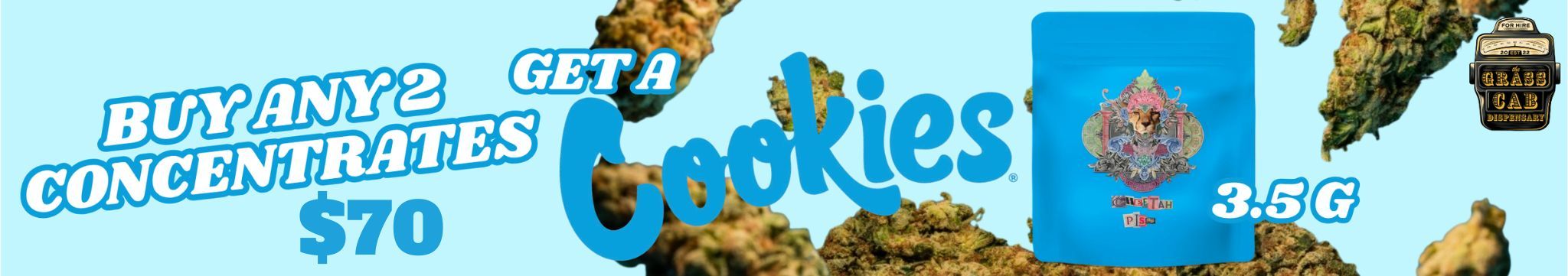 Cannabis Promo, Cannabis Sales, Cannabis Discounts, Cannabis on Sale, Buy 2 Concentrates For 70 Get A Free 8th