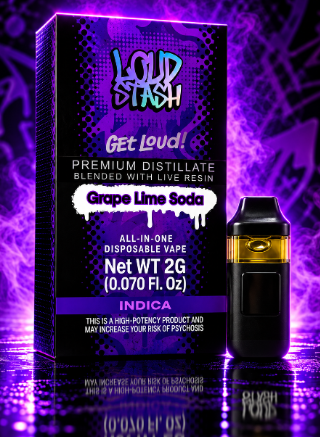 Grape Lime Soda Loud Stash