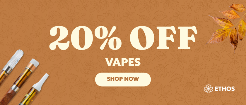 Cannabis Promo, Cannabis Sales, Cannabis Discounts, Cannabis on Sale, 20% OFF Vapes! *NOT Stackable