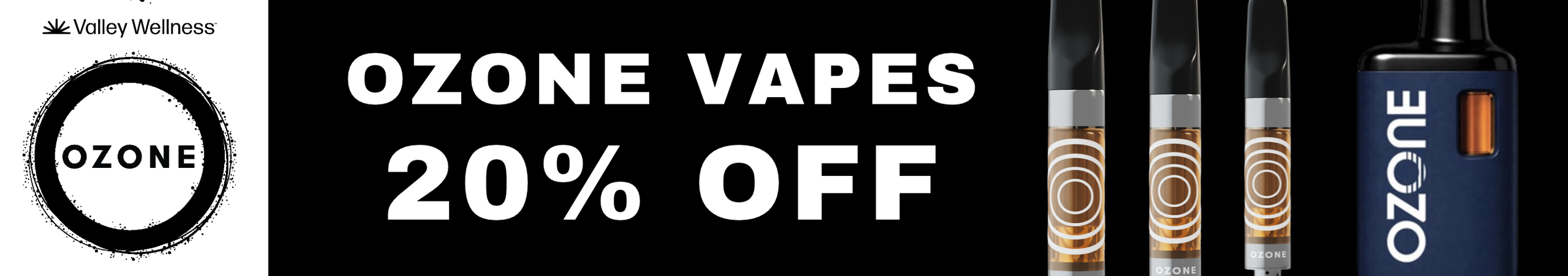 Cannabis Promo, Cannabis Sales, Cannabis Discounts, Cannabis on Sale, 20% Off Ozone Vapes!