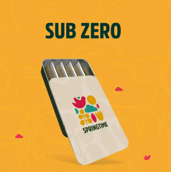 Springtime Sub Zero Pre-Rolls 0.5g | 5 pack