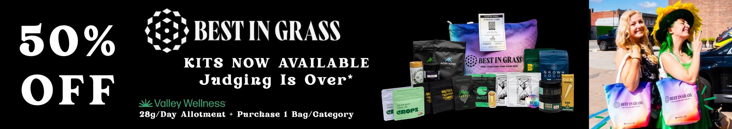 Cannabis Promo, Cannabis Sales, Cannabis Discounts, Cannabis on Sale, Best In Grass Kits Now 50% off! (Judging is Over)