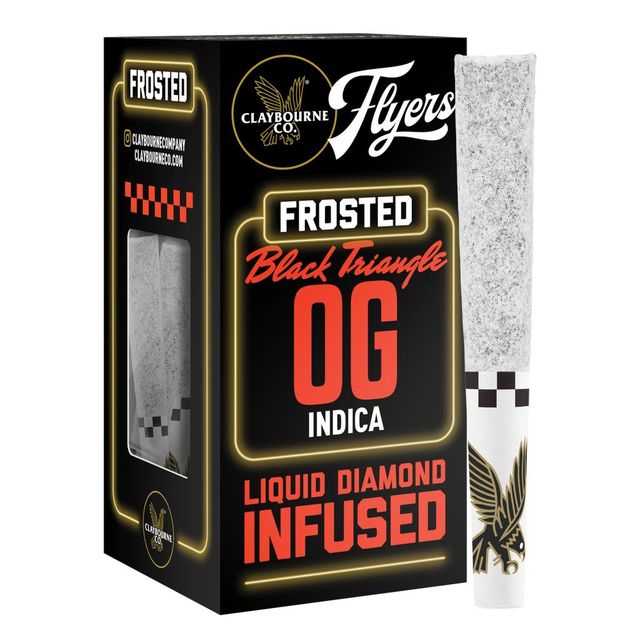 Black Triangle OG 5 Pack Liquid Diamond Infused Pre-Rolls Claybourne Co.