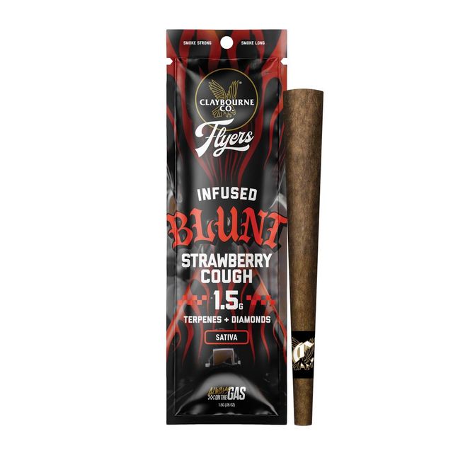 Strawberry Cough 1.5g Infused Blunt Claybourne Co.