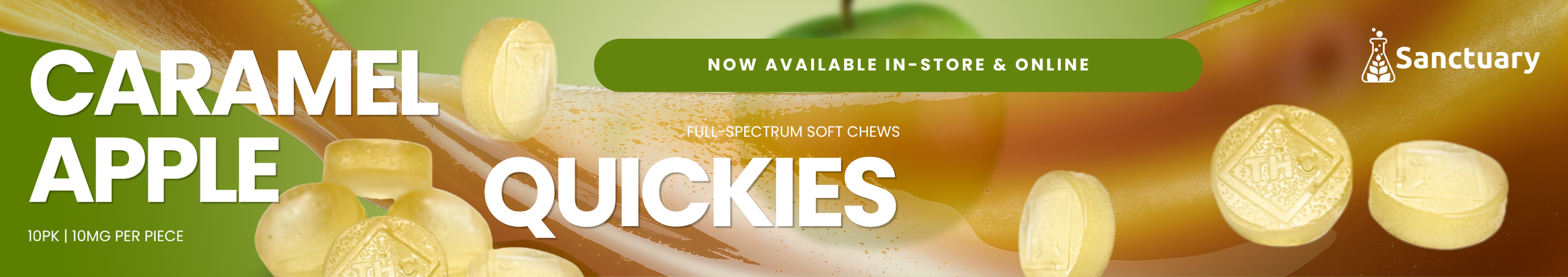 Cannabis Promo, Cannabis Sales, Cannabis Discounts, Cannabis on Sale, Caramel Apple Quickies