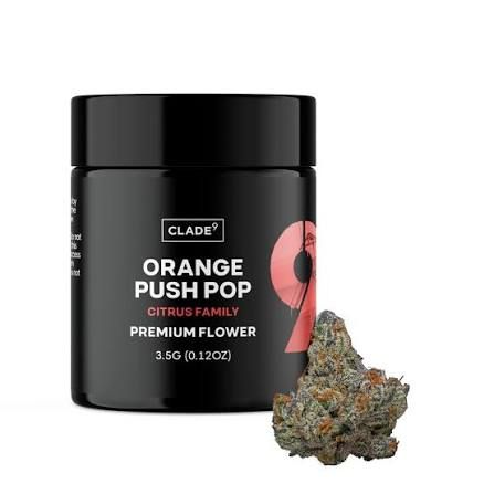 Orange Push Pop 1/8 Clade9