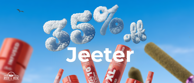 Cannabis Promo, Cannabis Sales, Cannabis Discounts, Cannabis on Sale, Jeeter 35% Off