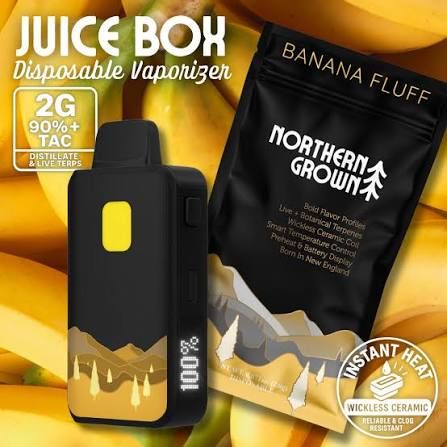 Juice Box: Banana Fluff  Distillate Northern Grown