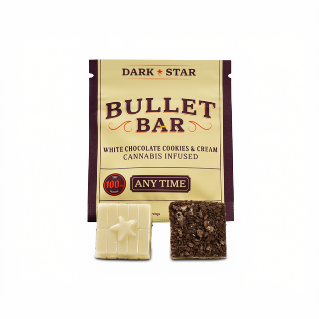 White Chocolate Cookies & Cream Anytime 100mg Mini Bar Dark Star