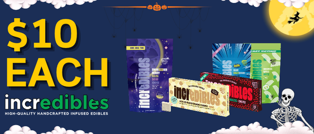 Cannabis Promo, Cannabis Sales, Cannabis Discounts, Cannabis on Sale, $10 Incredibles