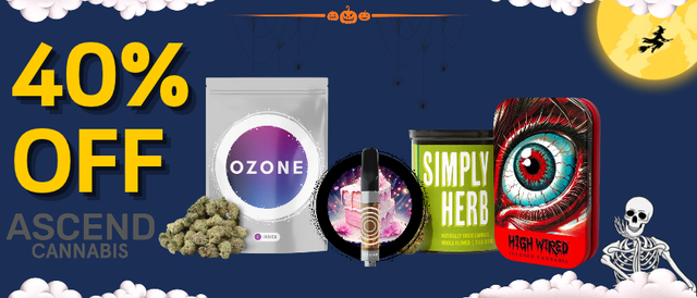 Cannabis Promo, Cannabis Sales, Cannabis Discounts, Cannabis on Sale, 40% Off Ascend
