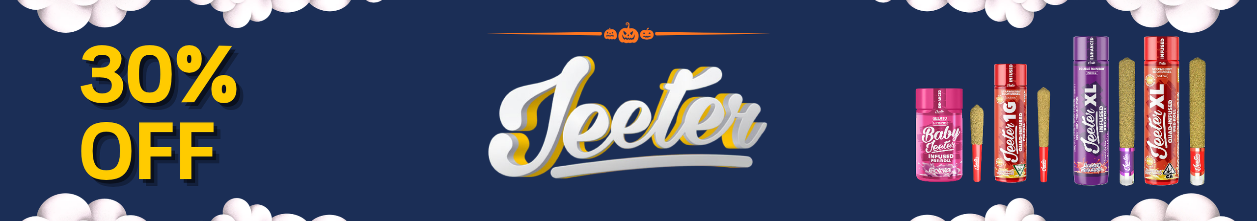 Cannabis Promo, Cannabis Sales, Cannabis Discounts, Cannabis on Sale, 30% Off Jeeter