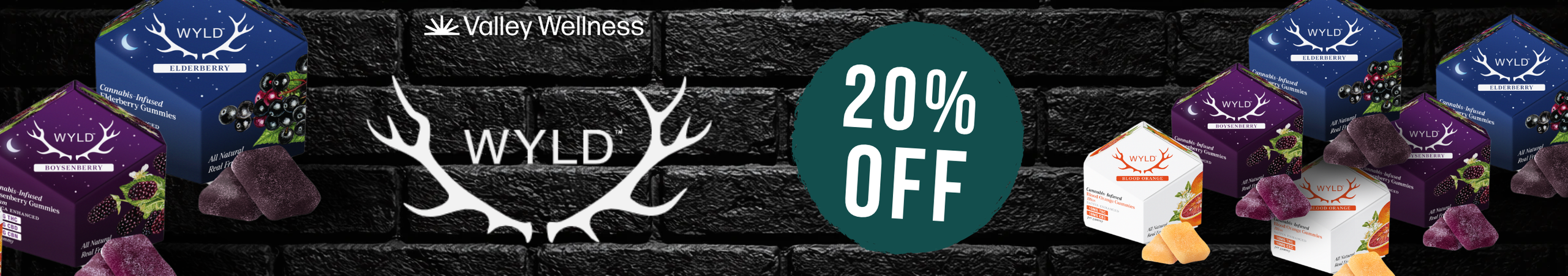 Cannabis Promo, Cannabis Sales, Cannabis Discounts, Cannabis on Sale, 20% Off WYLD!