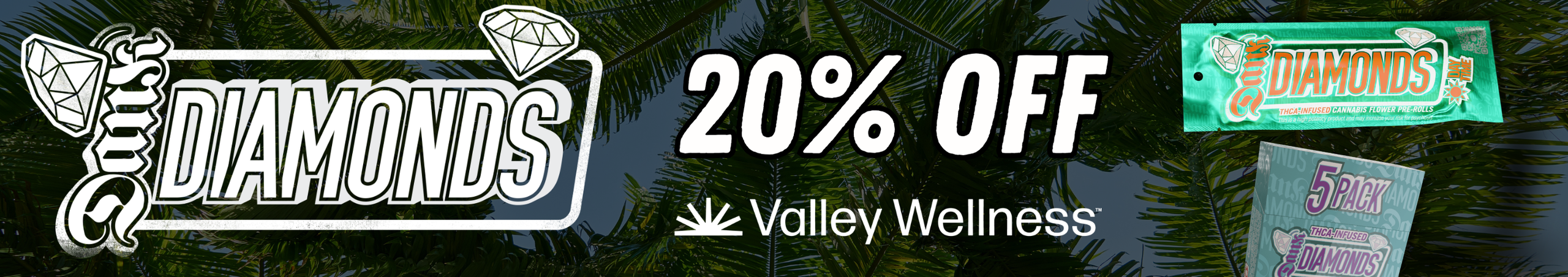 Cannabis Promo, Cannabis Sales, Cannabis Discounts, Cannabis on Sale, 20% Off Dank Diamonds!