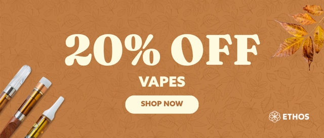 Cannabis Promo, Cannabis Sales, Cannabis Discounts, Cannabis on Sale, 20% OFF Vapes! *NOT Stackable