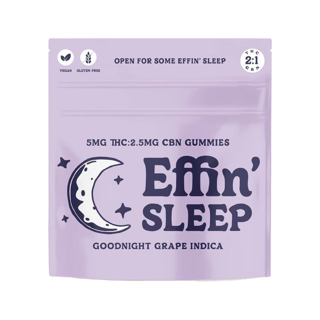 Sleep Goodnight Grape 2:1 THC:CBN Fast Acting Effin' Sleep Goodnight Grape 2:1 THC:CBN Fast Acting Effin'