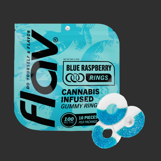 Blue Raspberry Ring Flav