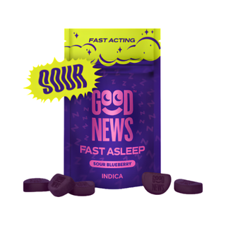 Fast Asleep Sour Blueberry 1:2 CBN:THC Good News