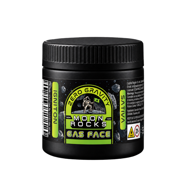 Zero Gravity Gas Face Golden Garden